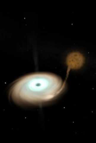 Imagen/fotograma de Black holes in a violent universe (agujeros negros)